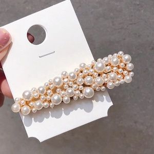New! Cute Pearl Cluster & Gold Hair Clip!